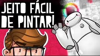 😱 JEITO FÁCIL DE PINTAR OS SEUS DESENHOS!
