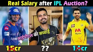 Actual Salary for Players after IPL Auction IPL Dark Truth