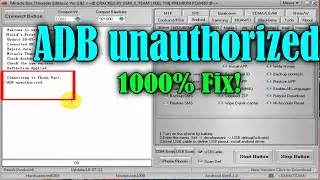 Miracle box unauthorized adb | How to fix unauthorized ADB on Miracle box 2.82 Version