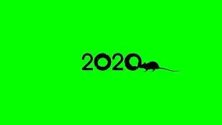 Новогодний Хромакей Крыса Хромакей 2020