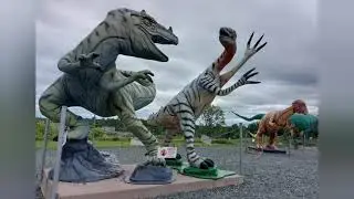Cursed prehistoric images with equally cursed music