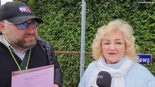 Protest mieszkańców w Świerzowej Polskiej (03.04.2024)
