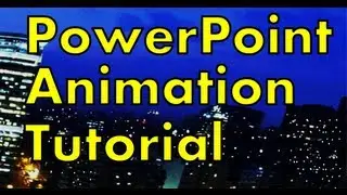 PowerPoint Animation Tutorial - Make a Night City with Lights