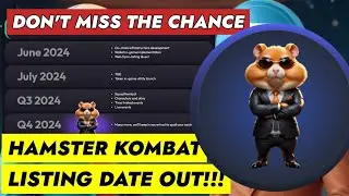 HAMSTER KOMBAT LISTING ON EXCHANGES DATE OUT l KEEPING MINING AND CARRY OUT TASKS.