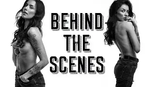 B&W Model Photography + Studio Lighting Tutorial