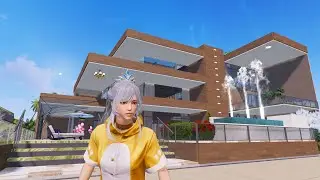 PUBG mobile home design | home with swimming pool @PUBGMOBILE