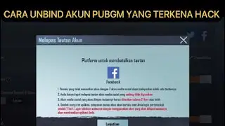CARA UNBIND AKUN PUBGM YANG TERKENA HACK TERBARU !!