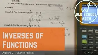 How to Find the Inverse of a Function