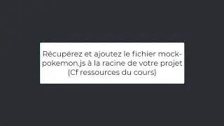 Node JS Tutoriel français : Mettre en place un jeu de données sur notre serveur Node JS