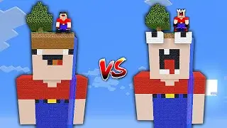 ЧАНК ГЛАЗАСТАЯ МОРДА ПРОТИВ ЧАНК НУБИК ПЭНН В МАЙНКРАФТ 2 НУБА В MINECRAFT