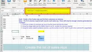 Create a variable # of columns with Jet Reports and NP(