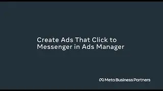 How to Create Ads that Click to Messenger with Manychat