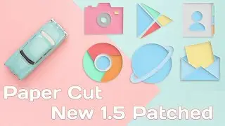 NewPaper Cut Icon pack New 1.5 patched