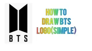 how to draw bts logo | MY KAWAII CORNER
