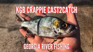 Georgia River Kayak Fishing | KGB Crappie Cast to Catch Shoal Bass