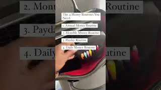 The 4 Money Routines You Need #organizedlife #budgetplanner