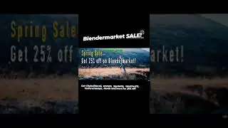 Blender Add-on Sale!: All Add-ons including Horde, Spyderfy, Citybuilder3d, KHAOS, and More!