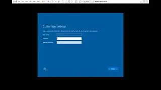 Installation Windows server 2019 ( VMware).