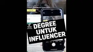 Degree Untuk Influencer