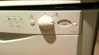 Indesit dishwasher - stack and turn on tutorial