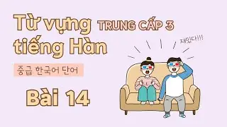 Từ vựng tiếng Hàn trung cấp 3 - Bài 14 | Đọc dịch song ngữ