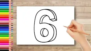 How To Draw Number '6' In 3D