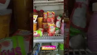 Вот так выглядит самый обыкновенный индийский магазин. Показываю молочку и другие товары