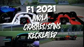 F1 2021 Imola Crashes/Spins Recreated! | F1 2021 Assetto Corsa