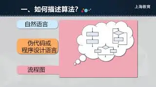 1124 高中 信息科技 华师大社 高1 上 第6单元 算法描述方法
