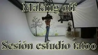 Sesion estudio tatoo Cádiz. Shooting, making off