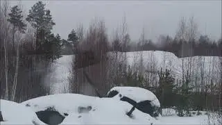 УАЗ ПАТРИОТ Альфа покоряет снежную гору))