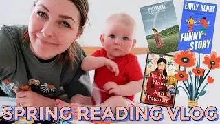 Reading Books with Flowers on the Cover 🌼🌸🌻🌹🌺 // SPRING READING VLOG & Mother's Day Weekend