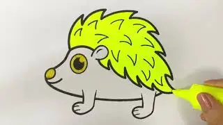 Hedgehog Coloring #coloring #colors #coloringpages #art #hedgehog