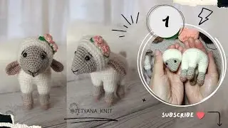 Easy Crochet Sheep Tutorial for Beginners Pt.1/2: Materials & How to Crochet