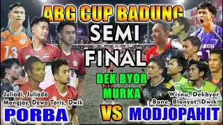 ADU SPIKE KERAS BINTANG TARKAM BALI DI SEMI FINAL ABG CUP BADUNG || PORBA VS MODJOPAHIT