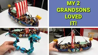 Get Ready for Epic Adventures with the LEGO Viking Ship and Midgard Serpent Set