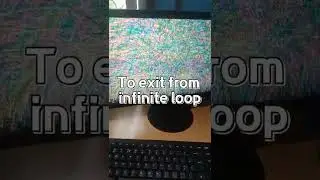 To exit from infinite loop in Turboc++/To minimize Turboc++/Turboc++ tips and tricks.