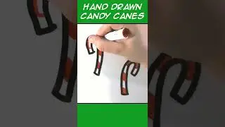 Hand Drawn Candy Canes