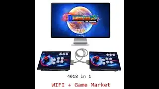 Pandora box 3d Wifi version review.  Retro arcade gaming machine console psp, sfc, megadrive, MAME