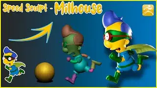 Speed Sculpt - Milhouse - Zbrush The Simpson