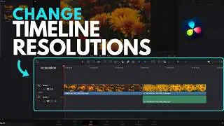 Davinci Resolve Tutorial How to Change Project Timeline Resolution