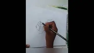 मछली बनाना सीखे आसानी से 👌👌🥰🥰fish drawing #short#sonamartwork