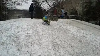 Покатушки на сырной горе, конец 2016 года.