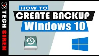 How to create system image backup in windows 10