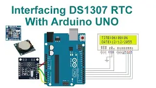 Interfacing DS1307 RTC With Arduino UNO With Code and Circuit || Proteus Simulation