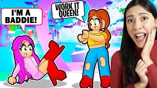 MY DAUGHTER WORE HEELS FOR THE FIRST TIME! (Roblox High Heels Obby)