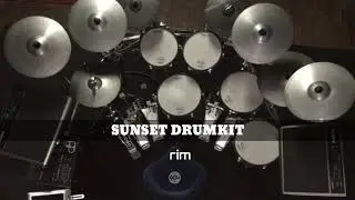 FREE DRUM SAMPLE | SUNSET DRUMKIT | Logic library