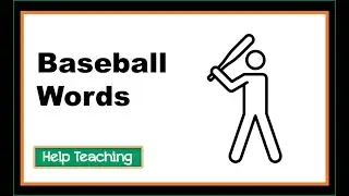Baseball Words | Vocabulary Lesson for Kids
