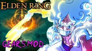 I played a INSANE Gear 5 Luffy Elden Ring Mod