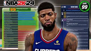BEST PAUL GEORGE BUILD 2K24 NEXT GEN 🔥
